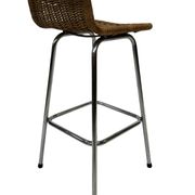 Set of 4 vintage bar stools Dirk van Sliedregt Rohe Noordwolde 1960's