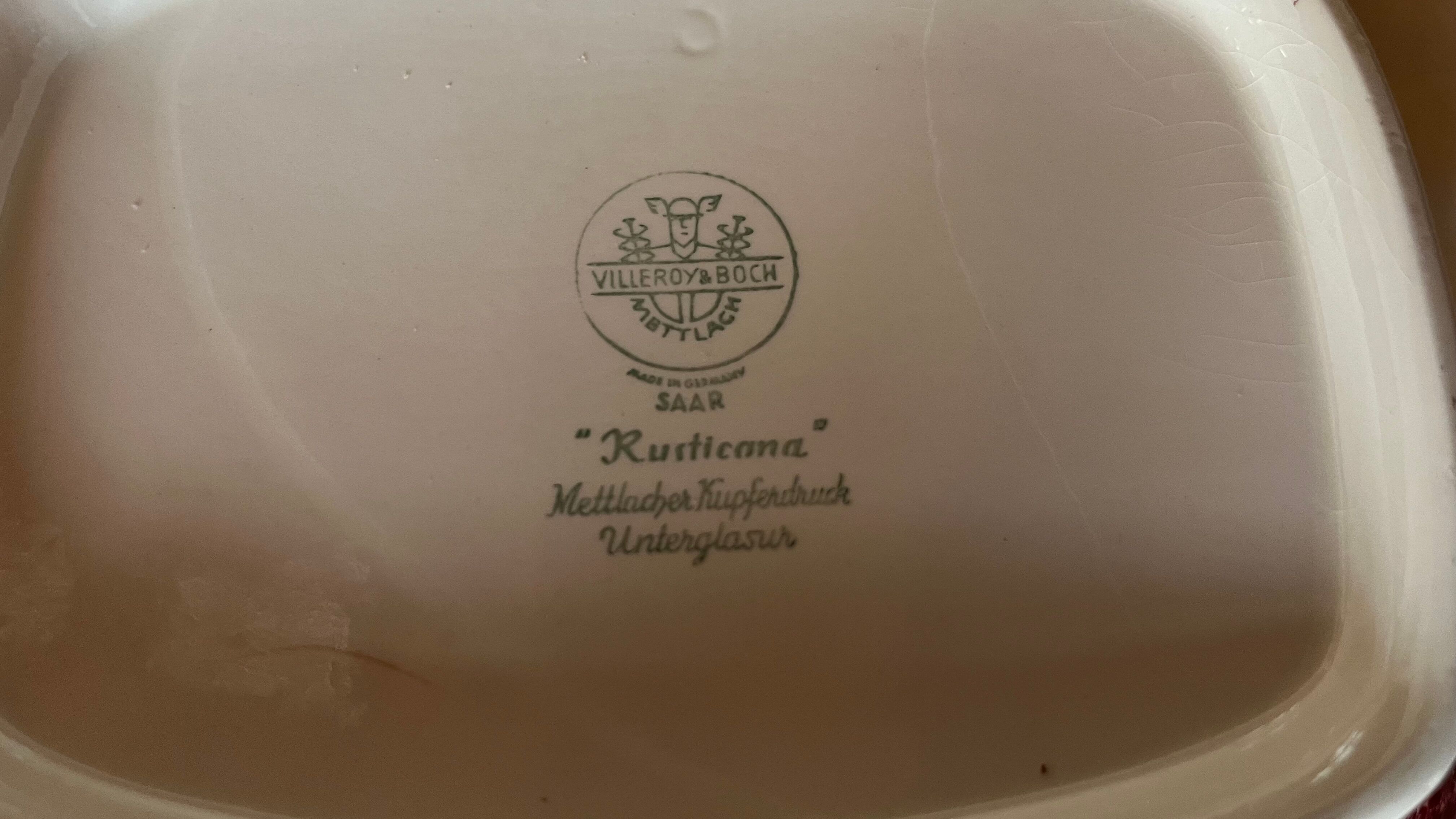 Soupière Villeroy & Boch Rusticana 1960
