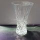 Old vase crystal carved decoration chisled vintage decoration