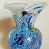 Vase glass paste of the glassmakers of Maure Vieil Mick and Bob Le Bleïs 80s