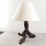 Brutalist lamp in vine stock / art brut / vintage / 50s / Mid-Century / decoration