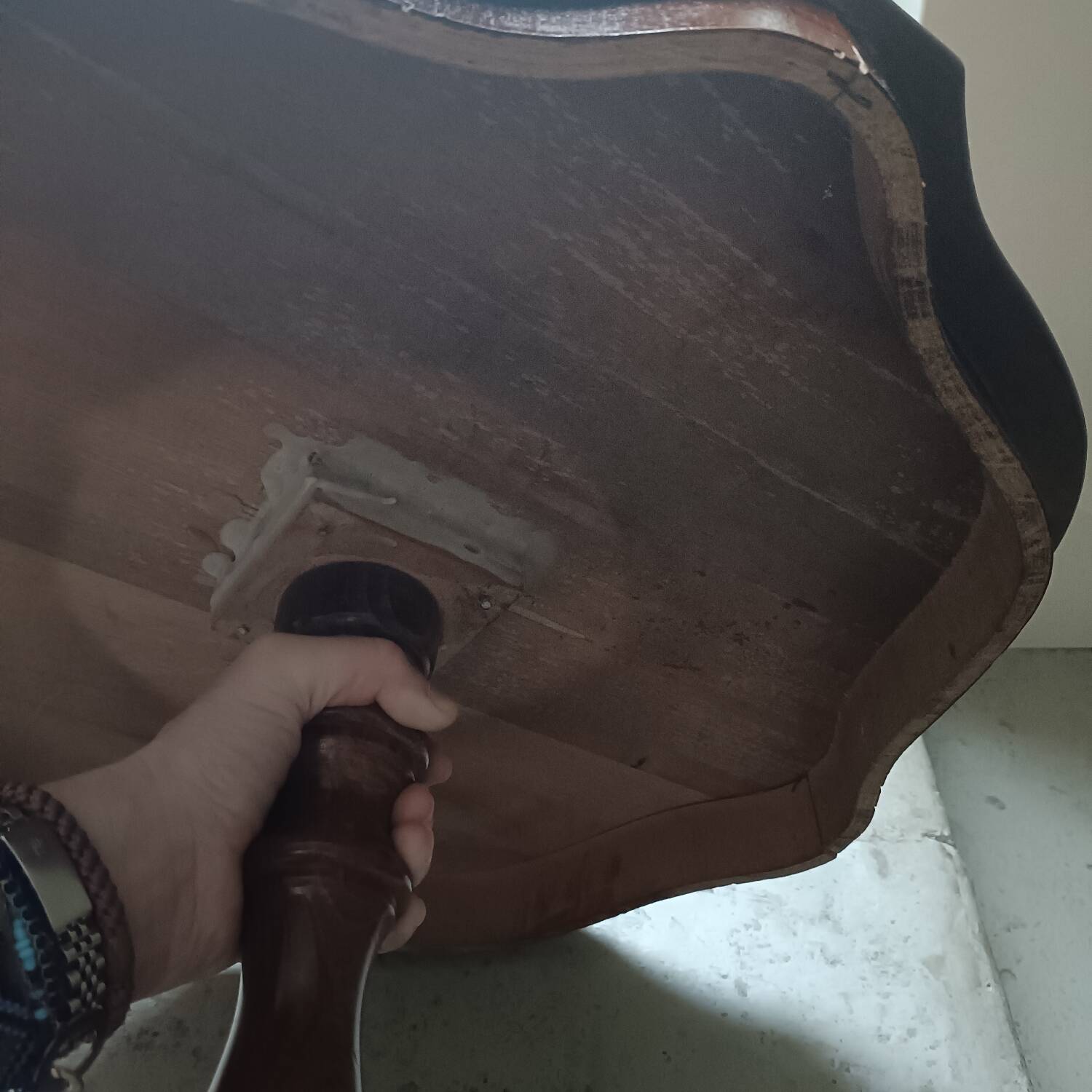 Vintage tripod table.