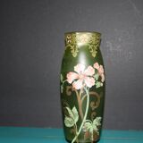 Vase Legras, forme balustre col hexagonal – epoque Art Nouveau