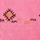 Tapis Kilim rose 7x10, 220x311 cm
