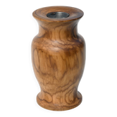 Vase en bois d'olivier