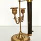 Chandelier with the Fan, the Griffins and the Rooster - Louis XVIII - Gilded brass
