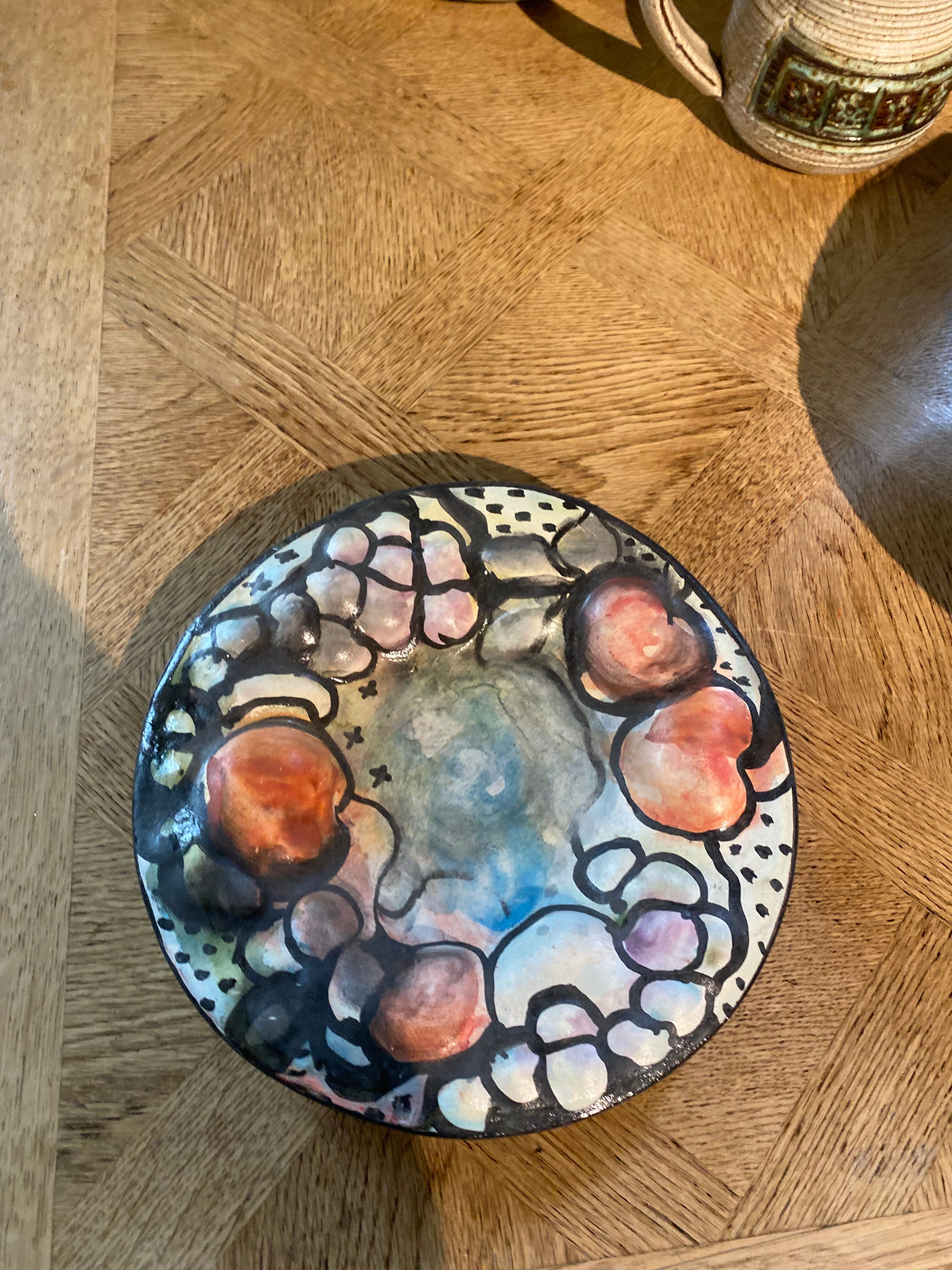 Contemporary artist peach cup