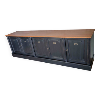 Long buffet bas type enfilade relookée