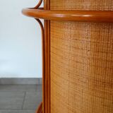 Vintage 70s rattan bar