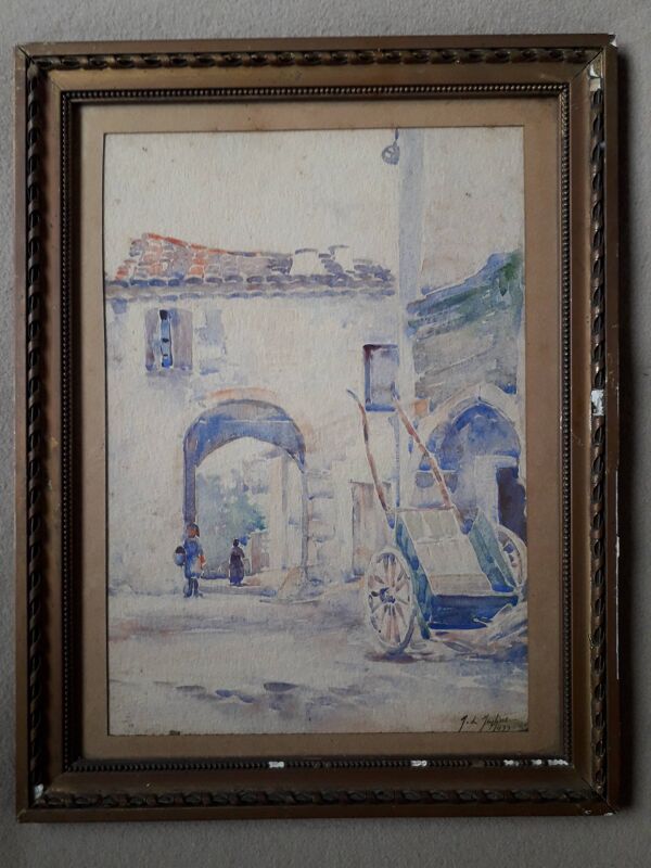 Tableau ancien de l'école de Nancy