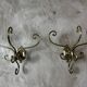 Pair of brass hooks