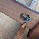 Scandinavian extendable dining table in Teak 1960