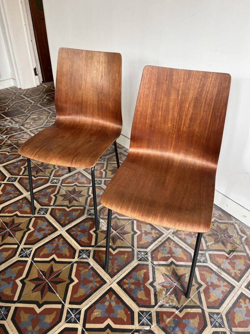 'Euroika' set of 4 chairs – Friso Kramer for Auping