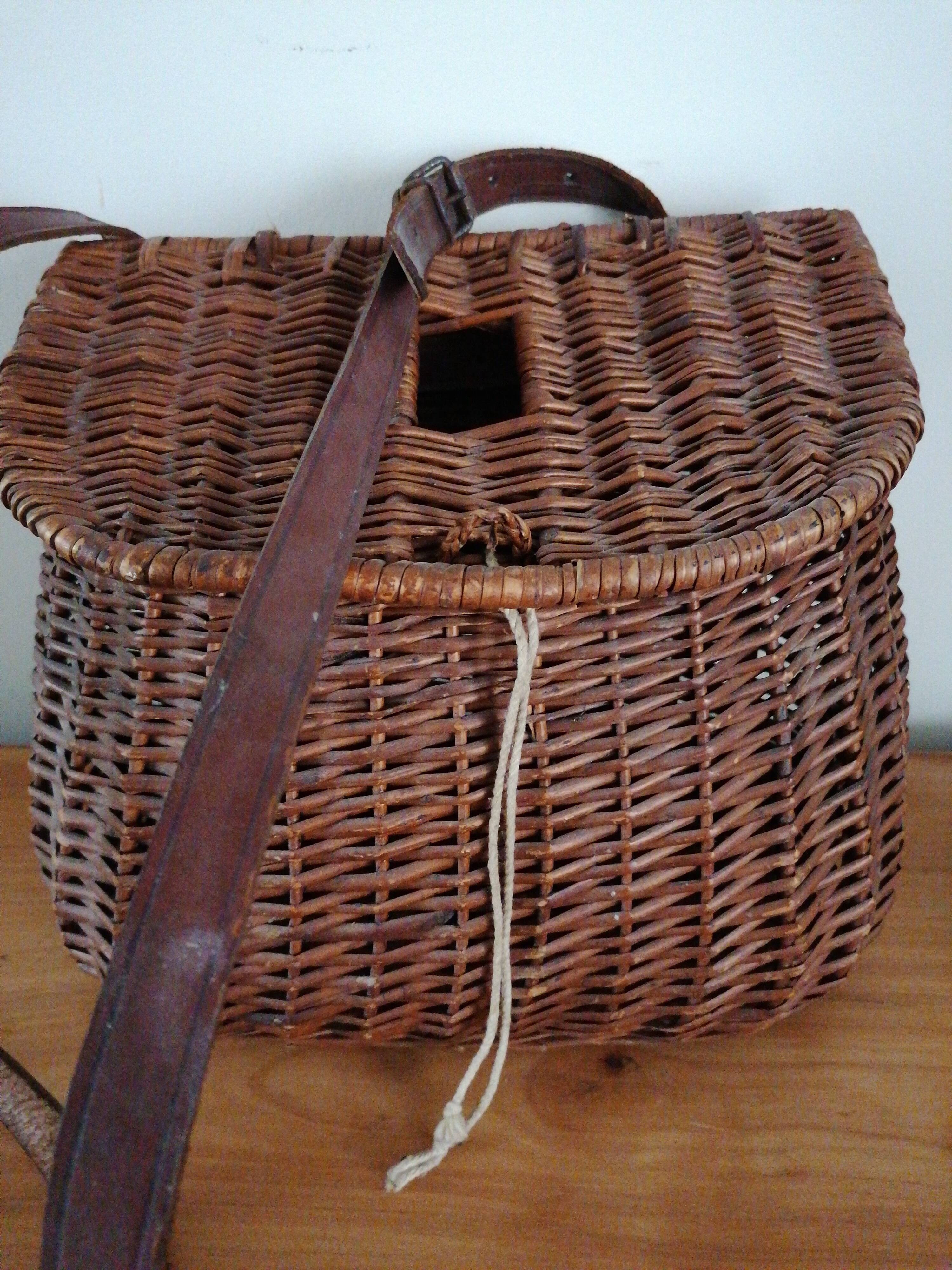 Old fisherman's basket