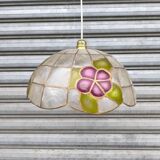 Mother-of-pearl and brass pendant light 1940