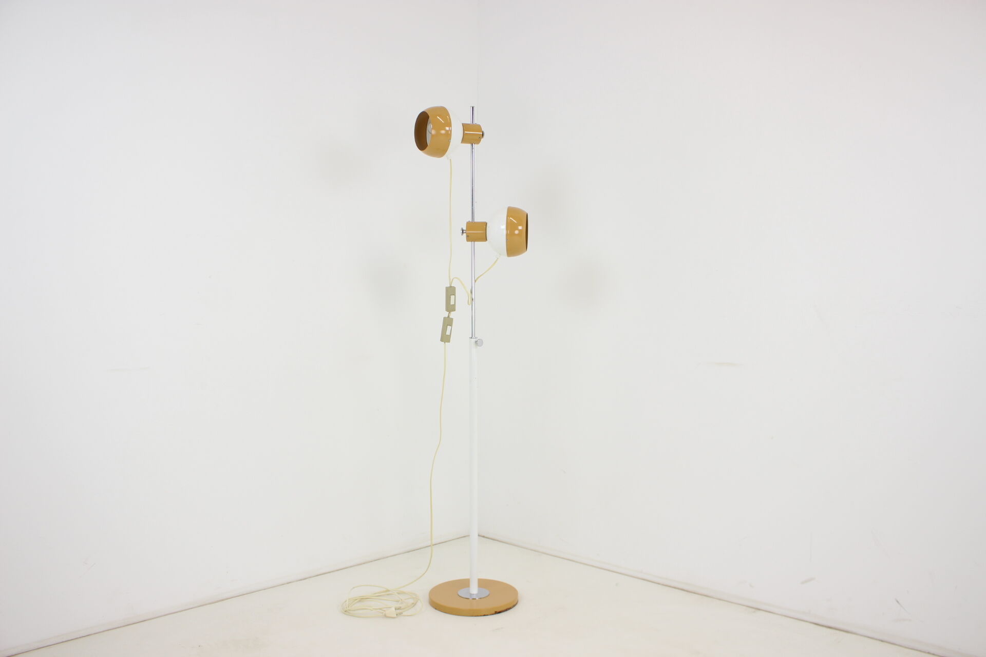 Magnetic Double Eye Ball Floor Lamp by Drukov, 1970s