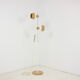 Magnetic Double Eye Ball Floor Lamp by Drukov, 1970s