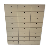 Clamshell cabinet