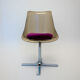 Couple de chaises tulipe en plexiglas