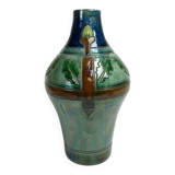 Art Deco Flemish vase with acorn and oak leaf motifs, 1920s