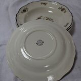 6 Saint-Amand Old Delft Hollow Plates