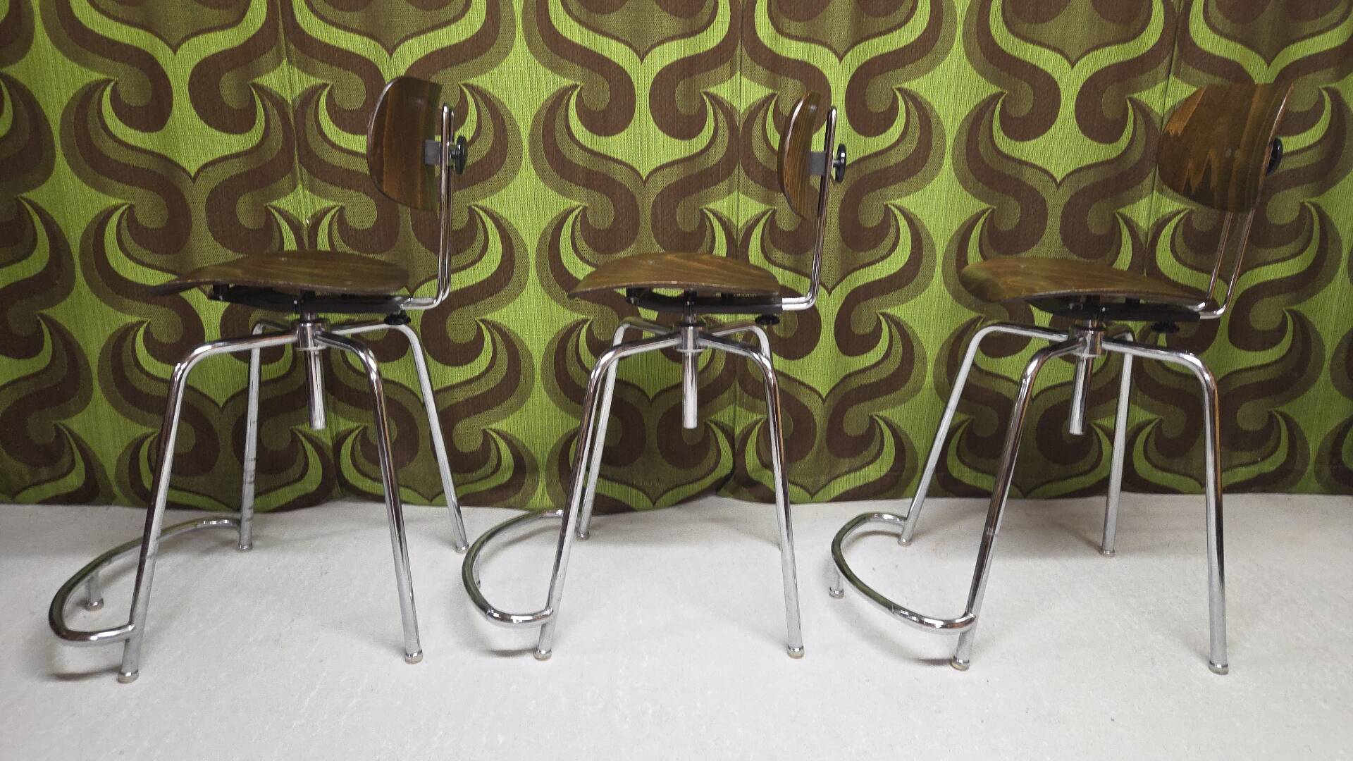 Lot 3 chaises Egon Eiermann Orchestra W+S vintage