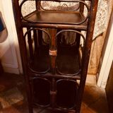 Vintage rattan shelf
