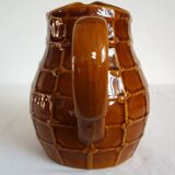 Saint Clément pitcher, rope pattern, vintage 1950s