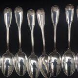 Silver shell cutlery