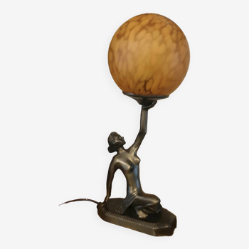 Art Deco Lamp - Globe Dancer