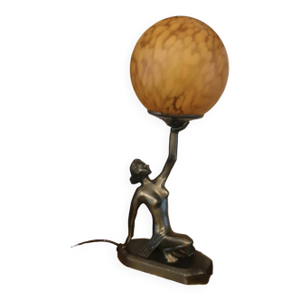 Art Deco Lamp - Globe Dancer