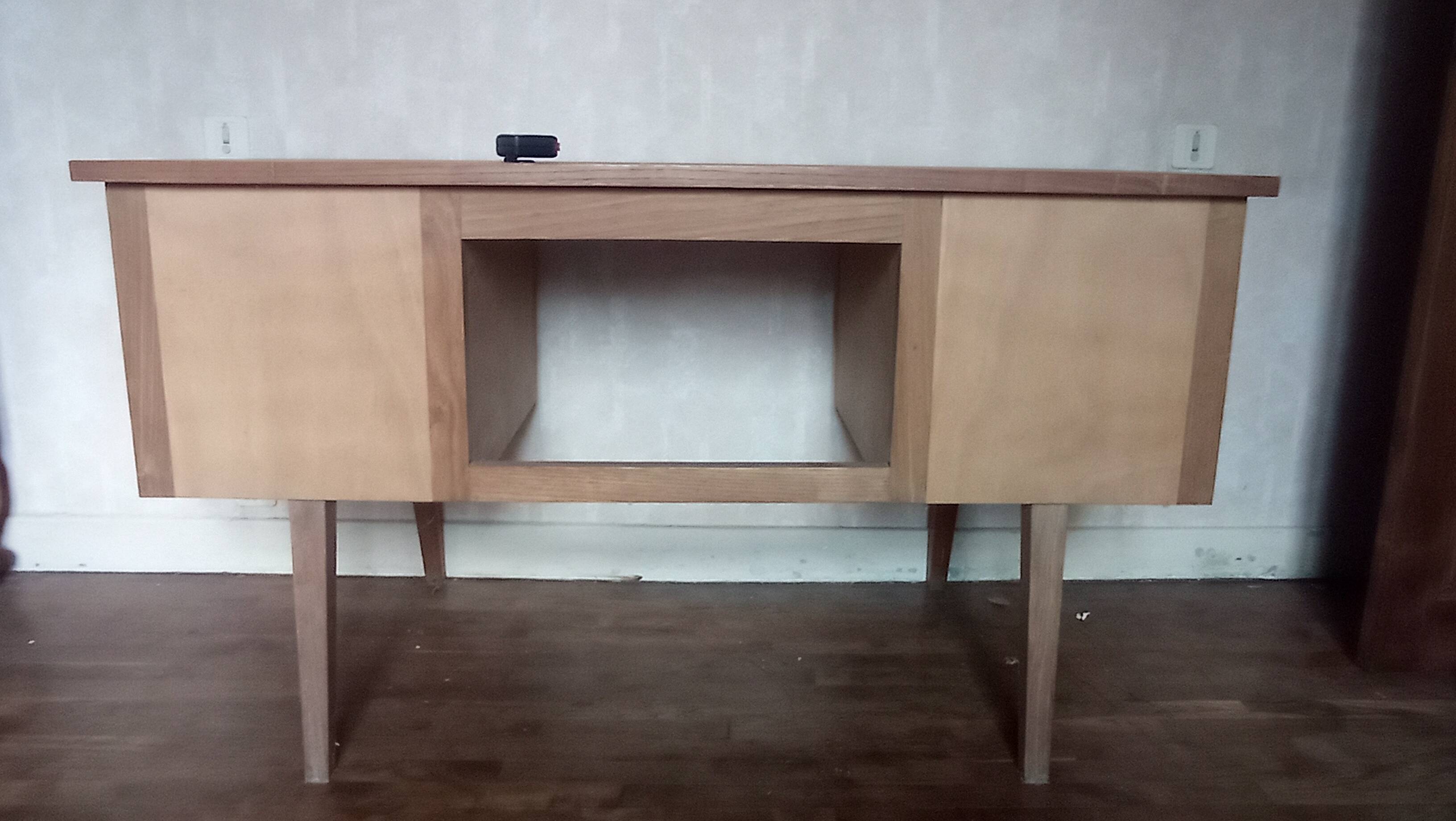 Vintage desk with compass legs
