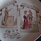 Plate themed horoscopes sign of the scorpion Creil and Montereau End 19th