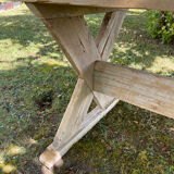 Table d’atelier en pin