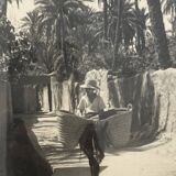 Old photograph, silver print, Morocco, 1950