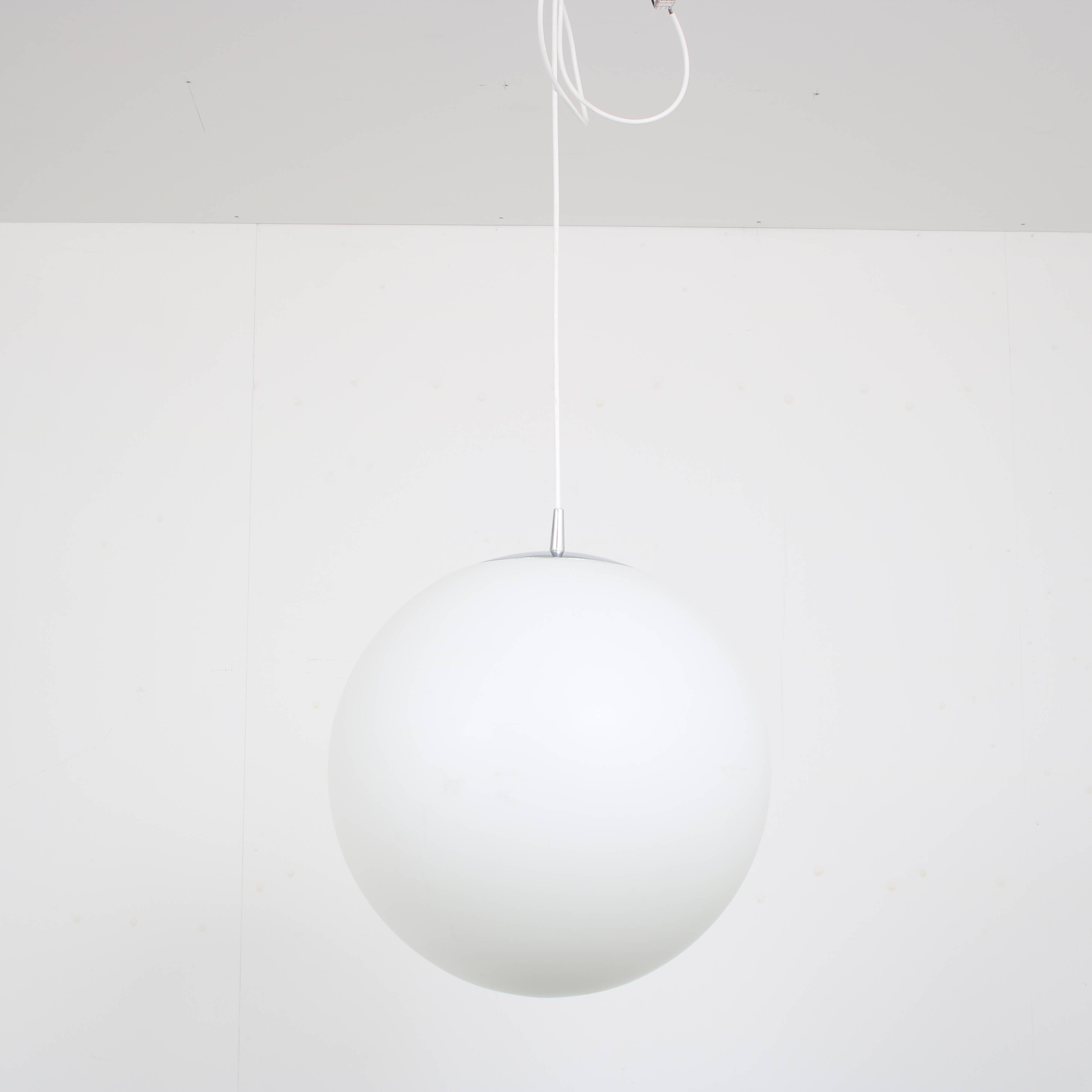 1960s Large round hanging lamp by Peill & Putzler, Germany