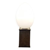 Uovo egg lamp by Ben Swildens in opaline glass Fontana Arte