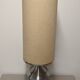 Space age XL living room lamp in brushed aluminium, France circa 1970.