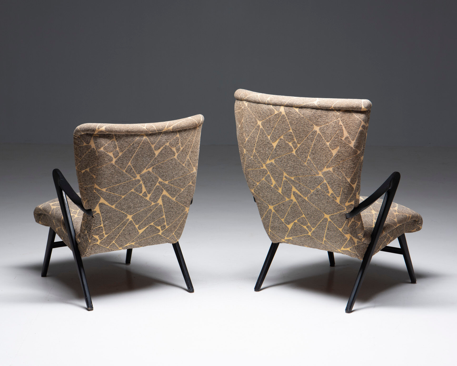 Paire de fauteuils, Années 1950