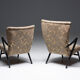 Paire de fauteuils, Années 1950