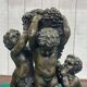 Bronze piece depicting 3 cherubs signed J. DASTE - 1950s