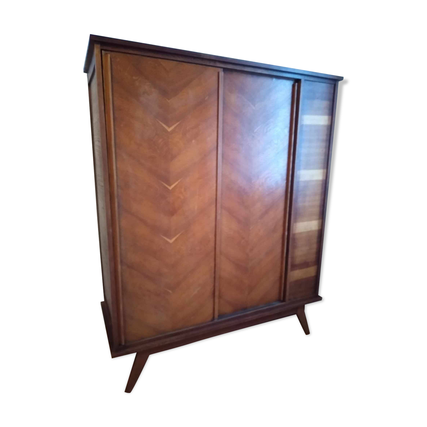 70s wardrobe with sliding doors