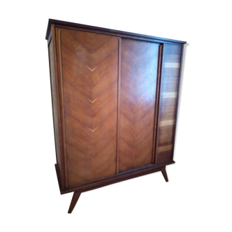70s wardrobe with sliding doors