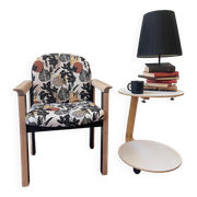 Autumn Printed Wood Armchair