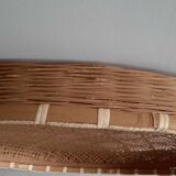 Rattan tray for wall decoration