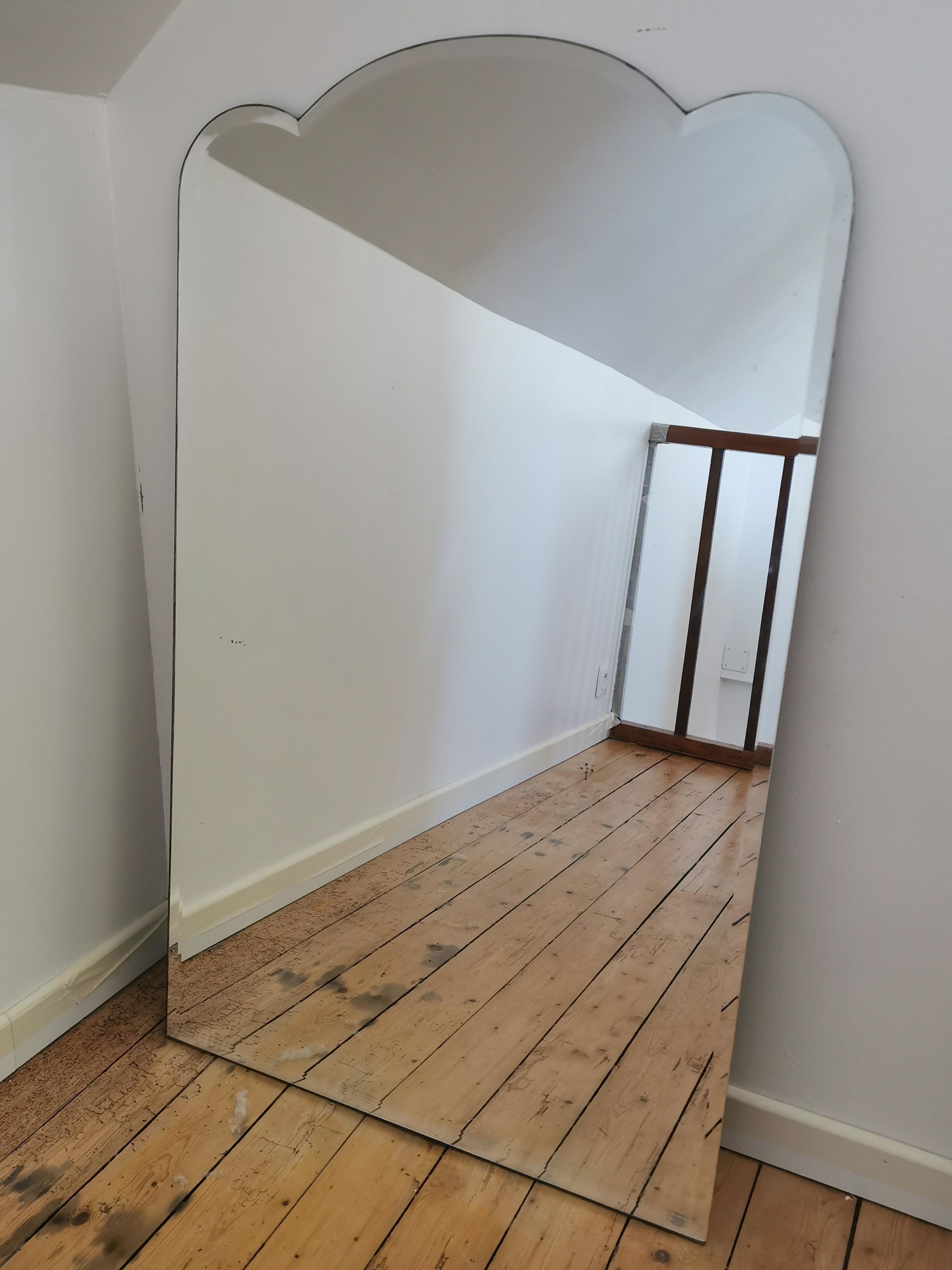 Art Deco beveled mirror