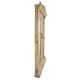 Antique Indian double-leaf door in carved solid wood