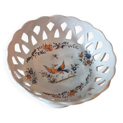Coupe à fruits faience décor Moustiers