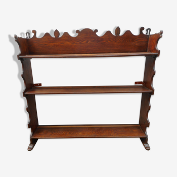 Rustic wooden shelf