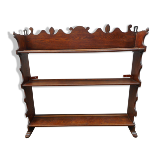 Rustic wooden shelf